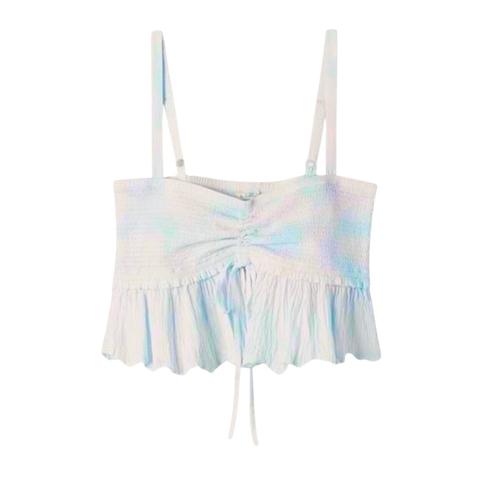 Aritzia Wilfred LaBoheme Dareau Tank cropped tie-dye camisole‎ Top Small Womens